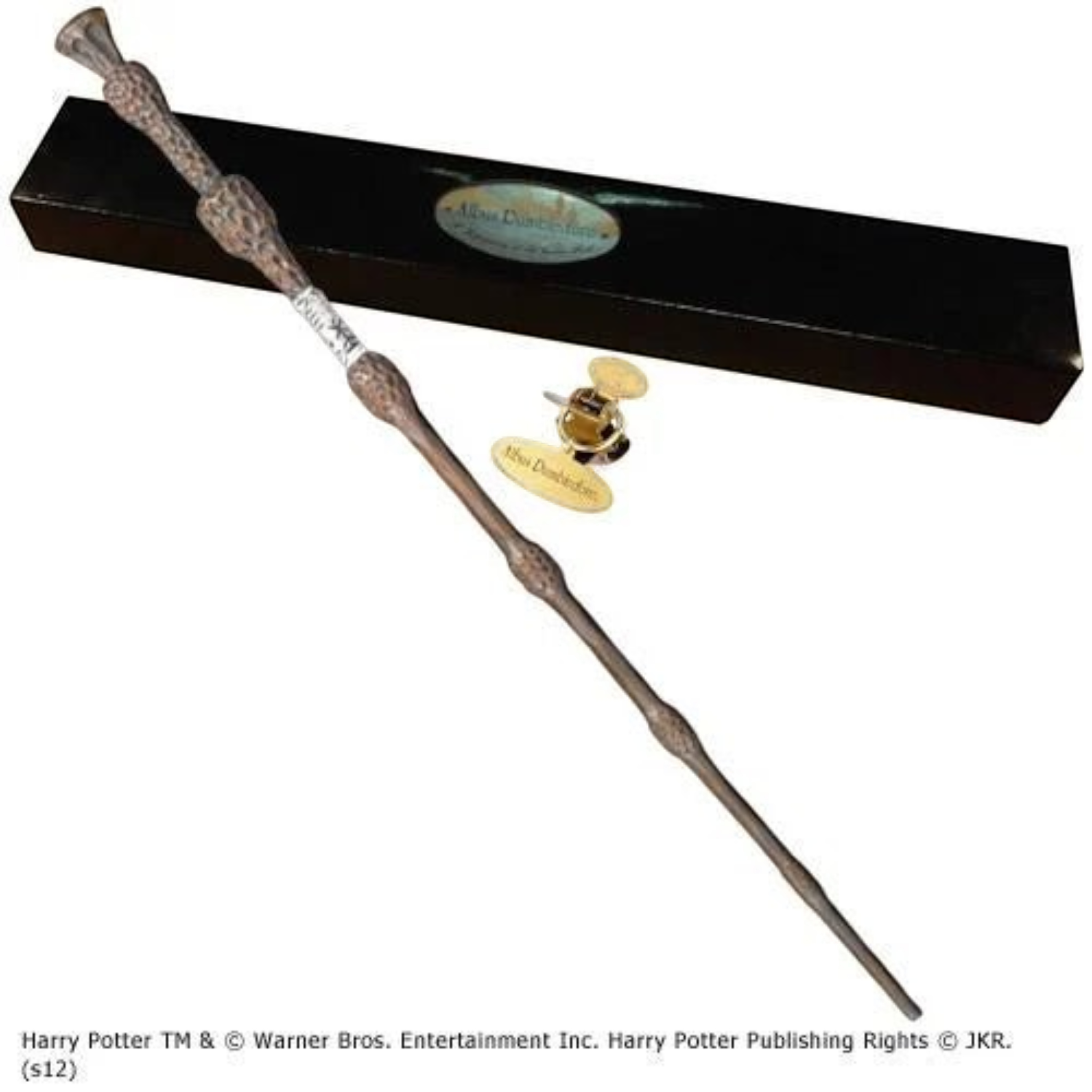 Fans Geek Store Albus Dumbledore wand replica with name clip and display box from Harry Potter