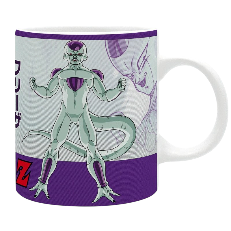Fans Geek Store Dragon Ball Z ceramic mug featuring Frieza in a matte finish, 320ml capacity