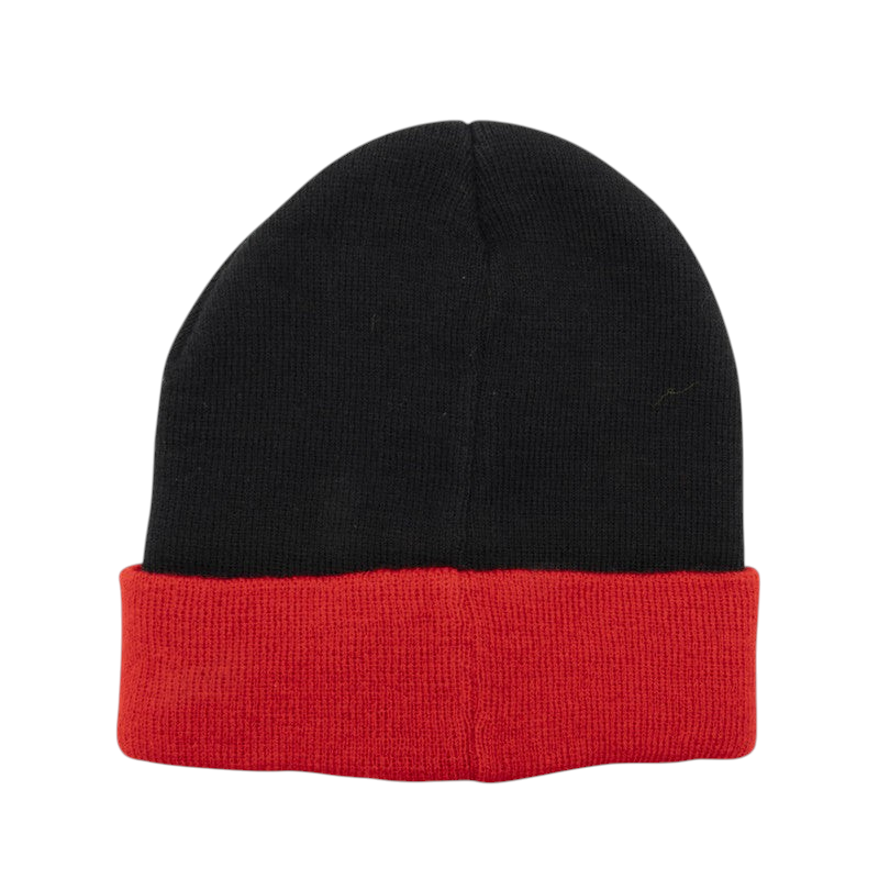 Fans Geek Store Game of Thrones beanie in black and red acrylic knit with a cuffed design