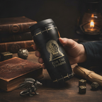 Fans Geek Store Game of Thrones travel mug featuring the Iron Throne and For The Throne text on a black background