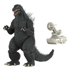 Fans Geek Store Super7 Godzilla 2002 vinyl action figure with articulated joints and detailed military vehicle accessory