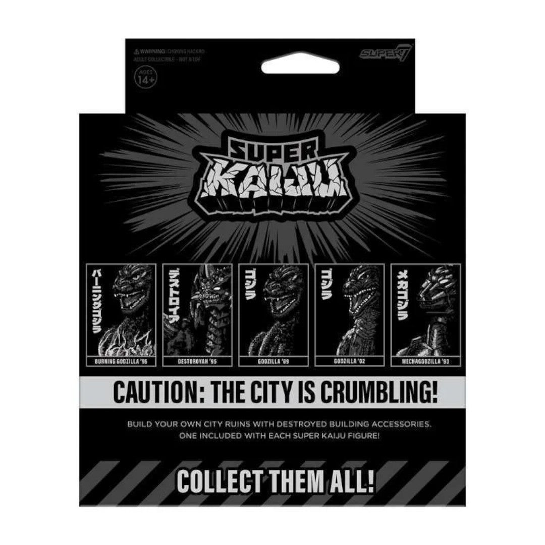 Fans Geek Store Super7 Godzilla 2002 Super Kaiju Wave 03 action figure packaging back display