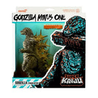 Fans Geek Store Super7 Godzilla Minus One Train Biter action figure in window box packaging with detailed texture.