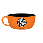 Fans Geek Store Dragon Ball Goku breakfast bowl in orange with black interior and Kanji symbol