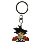 Fans Geek Store metal Dragon Ball Super Goku keychain featuring the character in his classic orange gi