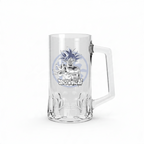Fans Geek Store Dragon Ball Super Goku Ultra Instinct glass beer mug with 500ml capacity and anime graphic print