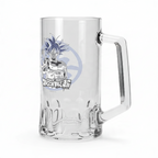 Fans Geek Store Dragon Ball Super Goku Ultra Instinct glass beer mug with 500ml capacity and durable design