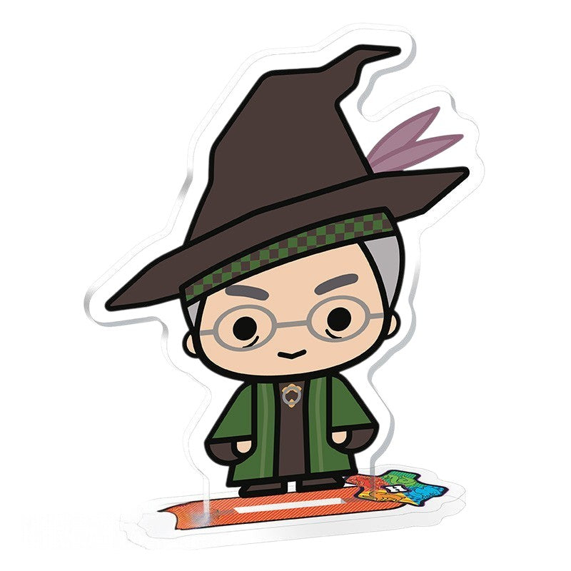 Fans Geek Store Harry Potter chibi style acrylic mini figure of Professor McGonagall with a witch hat