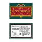 Fans Geek Store Harry Potter Butterbeer magnet featuring a decorative vintage label design with a matte finish.