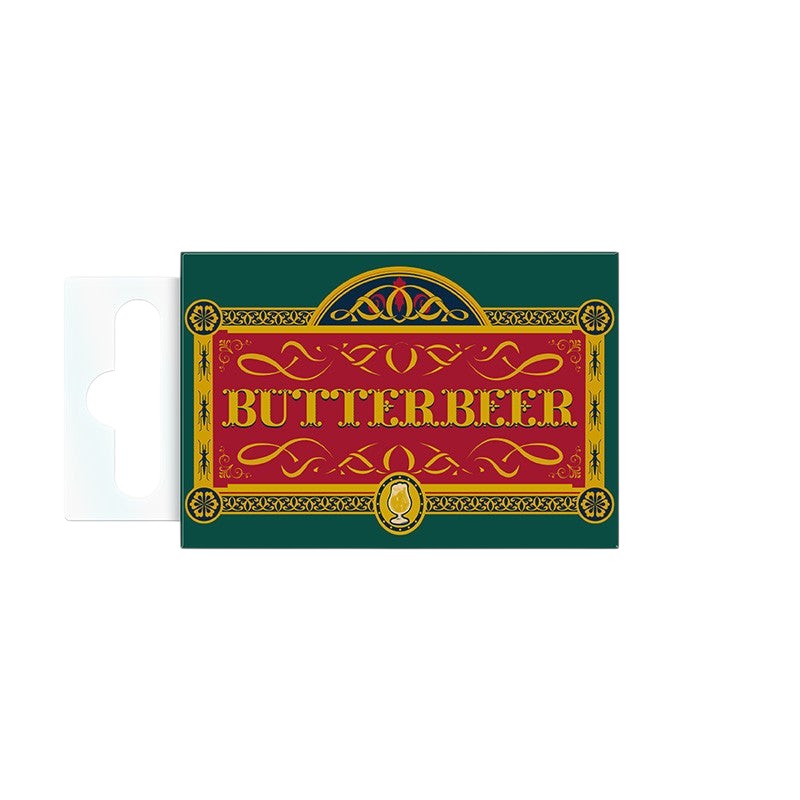 Fans Geek Store Harry Potter Butterbeer magnet by ABYstyle with a rectangular green and red vintage design