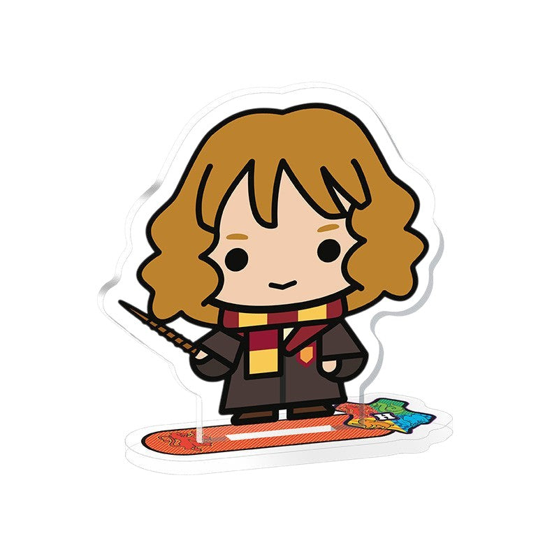 Fans Geek Store Harry Potter Hermione Granger chibi style acrylic mini figure on a display stand