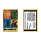 Fans Geek Store Harry Potter Hogwarts houses magnet featuring four house crests on a matte paper finish
