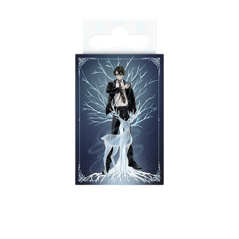 Fans Geek Store Harry Potter magnet featuring Harry casting his stag Patronus with a matte finish