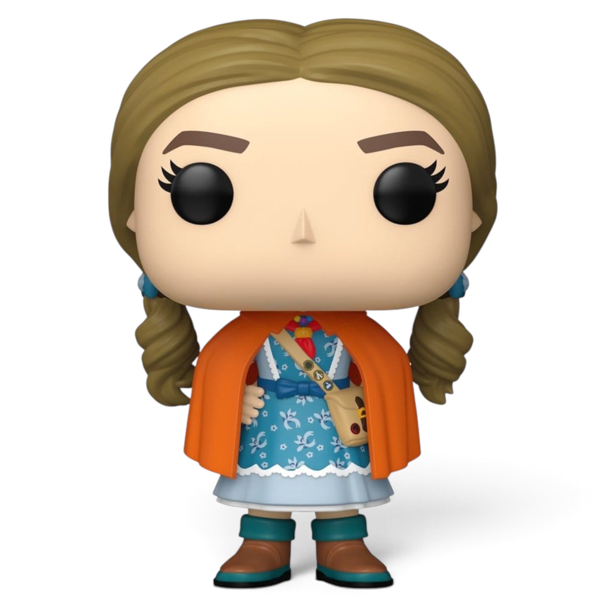 Fans Geek Store Stranger Things Holly the Heroic POP! TV vinyl figure with braided hair and orange cape