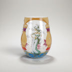 Fans Geek Store Disney by Lolita stemless glass featuring Princess Jasmine from Aladdin, with detailed artwork and sparkling accents.