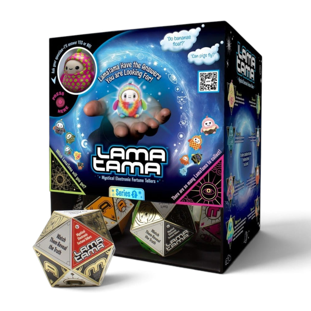 Fans Geek Store LamaTama Series 2 electronic fortune teller blind box display with collectible plastic figures