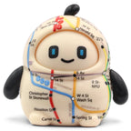 Fans Geek Store LamaTama Series 3 electronic blind box figure featuring a cream-colored subway map design