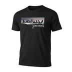 Fans Geek Store black cotton Lord of the Rings Fellowship t-shirt with a graphic print of the characters and sword