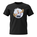 Fans Geek Store black unisex cotton t-shirt featuring a graphic print of Monkey D. Luffy in his Gear 5 transformation.