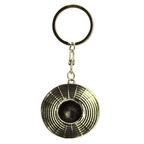 Fans Geek Store metal 3D keychain featuring Luffy's iconic straw hat from One Piece