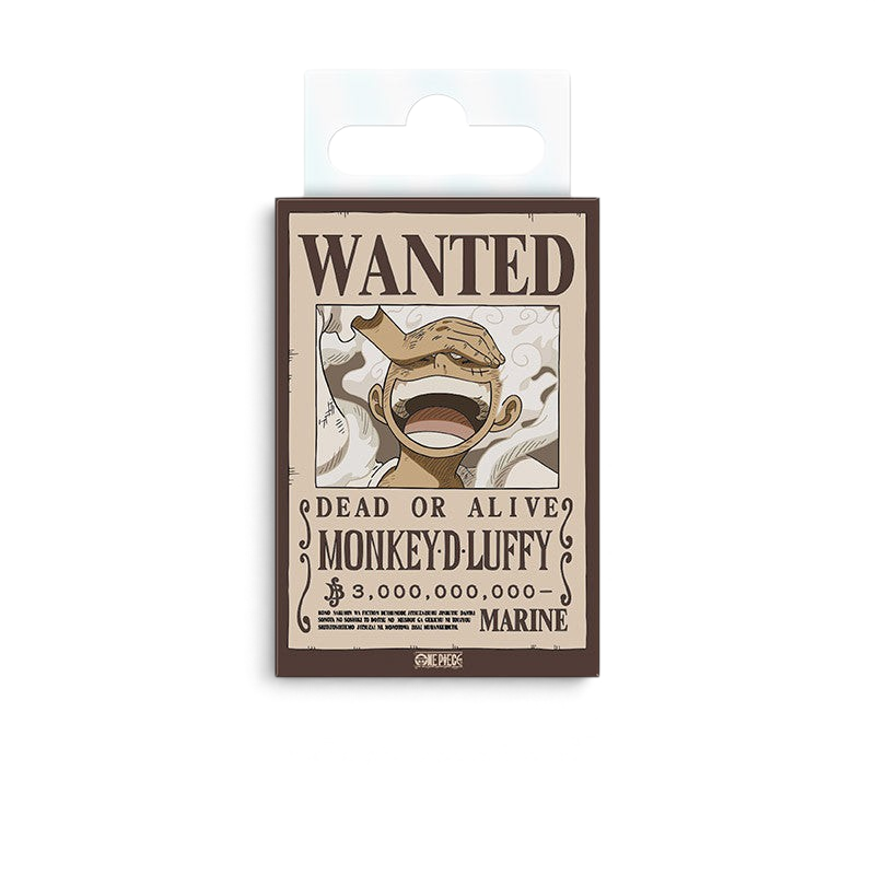 Fans Geek Store One Piece Monkey D. Luffy Wanted poster magnet with matte finish for metal surfaces