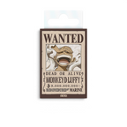 Fans Geek Store One Piece Monkey D. Luffy Wanted poster magnet with matte finish for metal surfaces