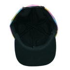 Fans Geek Store Marty McFly holographic cap from Back to the Future Part II showing the interior lining