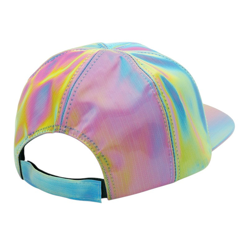 Fans Geek Store Back to the Future Marty McFly holographic polyester cosplay cap with adjustable strap
