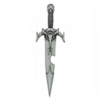 Fans Geek Store Mehrune's Razor metal bottle opener from The Elder Scrolls IV: Oblivion with antique nickel finish.
