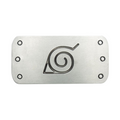 Fans Geek Store Naruto Shippuden metal magnet featuring the engraved Konoha Hidden Leaf Village symbol