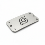 Fans Geek Store Naruto Shippuden metal magnet featuring the engraved Konoha Hidden Leaf Village symbol