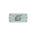 Fans Geek Store Naruto Shippuden metal pin featuring the silver Konoha Hidden Leaf Village symbol