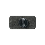 Fans Geek Store Naruto Shippuden Konoha metal pin back view showing the secure clutch and official branding
