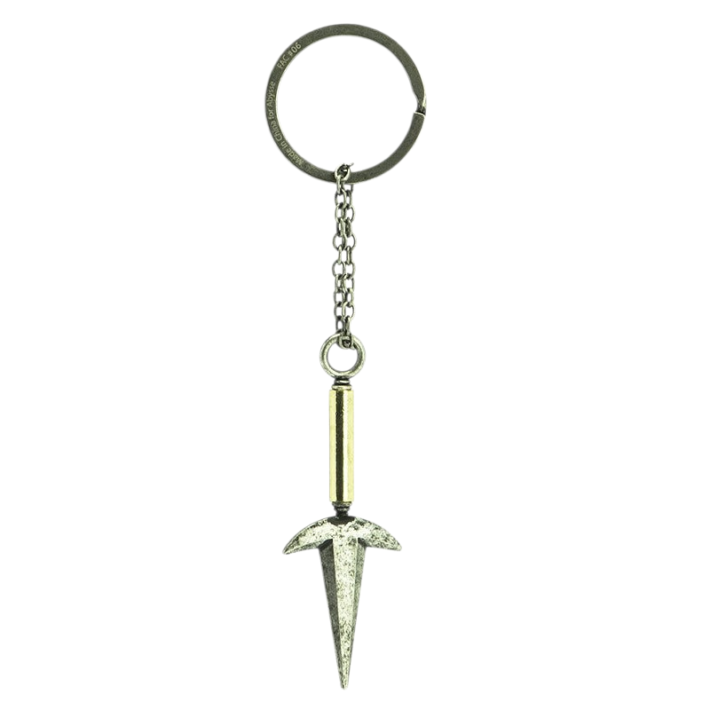 Fans Geek Store Naruto Shippuden 3D metal kunai keychain inspired by Minato Namikaze, the Fourth Hokage