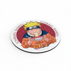 Fans Geek Store round Naruto Ichiraku Ramen mousepad with a woven fabric surface and non-slip base.