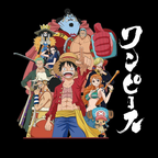 Fans Geek Store One Piece Straw Hat Crew polyester backpack featuring Luffy and the full anime character cast