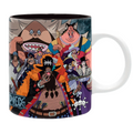 Fans Geek Store One Piece ceramic mug featuring Blackbeard Pirates characters and logo, 320ml capacity