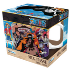 Fans Geek Store One Piece Blackbeard Pirates ceramic mug in branded display box featuring Marshall D. Teach