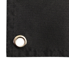 Fans Geek Store One Piece Straw Hat Pirates flag corner detail showing black polyester fabric and metal grommet