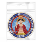 Fans Geek Store One Piece Monkey D. Luffy ceramic coaster with straw hat crew design in protective packaging