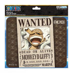 Fans Geek Store One Piece Monkey D. Luffy Wanted poster mousepad with woven fabric surface and rubber base