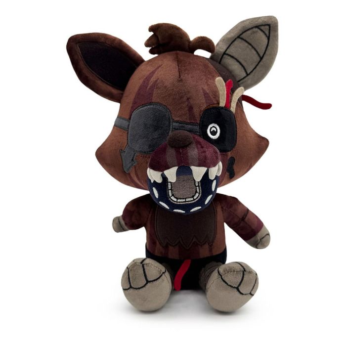 Fans Geek Store 23 cm Phantom Foxy plush toy from Five Nights at Freddy's made of soft brown minky fabric