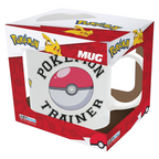 Fans Geek Store Pokémon Trainer ceramic mug with Poké Ball design in branded display box