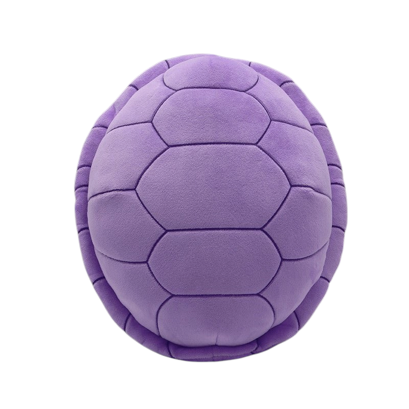 Fans Geek Store purple Master Roshi turtle shell plush pillow from Dragon Ball with detailed embroidered stitching