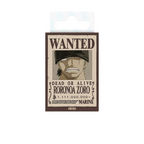 Fans Geek Store One Piece Roronoa Zoro Wanted poster magnet with a matte finish for metal surfaces