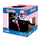 Fans Geek Store Sailor Moon heat-sensitive ceramic mug featuring Sailor Guardians in original packaging box