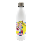 Fans Geek Store white stainless steel Sailor Moon & Luna 500ml insulated water bottle with anime character print