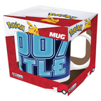 Fans Geek Store ceramic Squirtle mug with blue neon-style typography in branded Pokémon display packaging