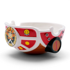 Fans Geek Store One Piece Thousand Sunny 3D dolomite bowl featuring the iconic ship design for snacks or noodles