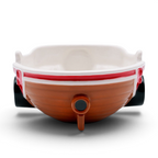 Fans Geek Store One Piece Thousand Sunny 3D ceramic bowl in brown, red, and white for anime fans
